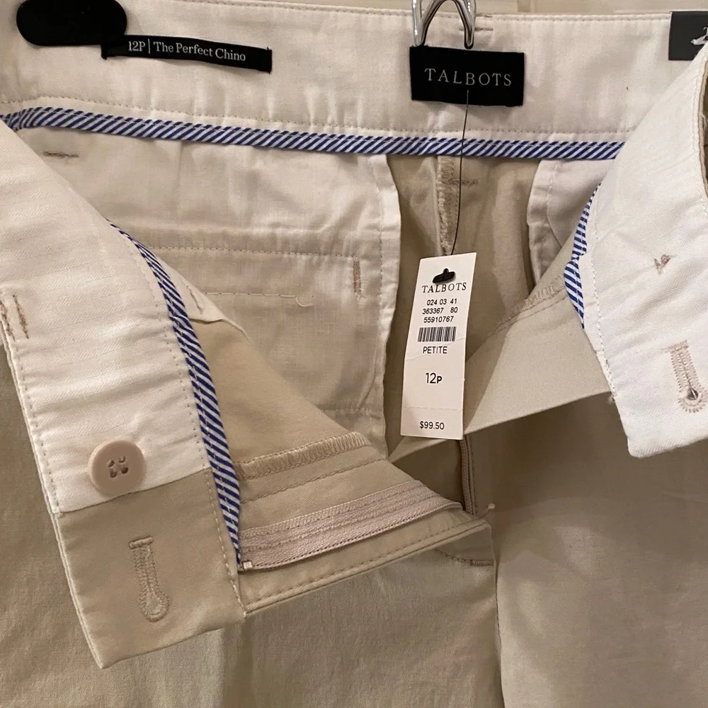 💐 Talbots Khaki “The Perfect Chino” - Picture 8 of 11